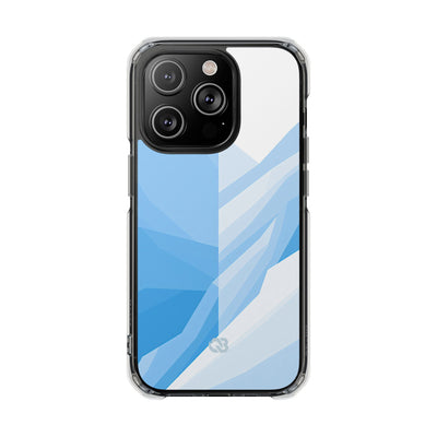Blue Impact MagSafe Phone Case for iPhone - Arctic Glacial Ridge