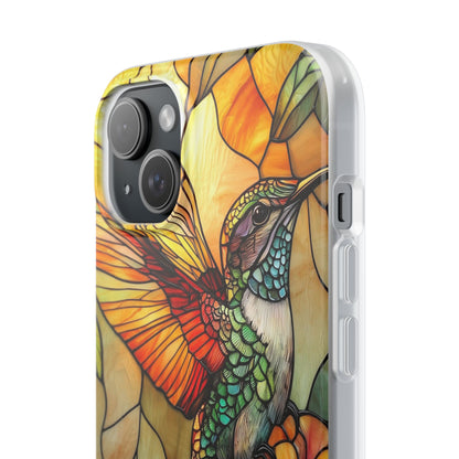 Hummingbird Radiance iPhone 15 Plus Cover - Soft