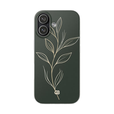 Minimal Botanical Stem · Lite Phone Case for iPhone ·  Green