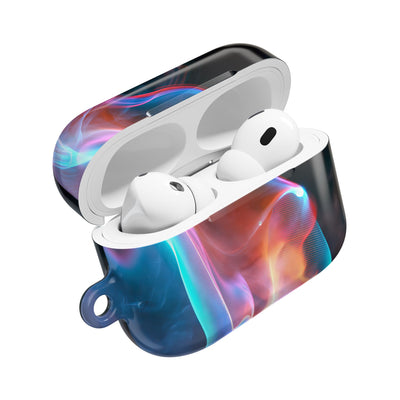 Neon Waveform · Hard Case for AirPods & AirPods Pro · Black