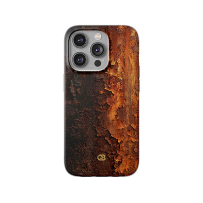 Orange Lite Phone Case for iPhone - Oxidized Iron Crust