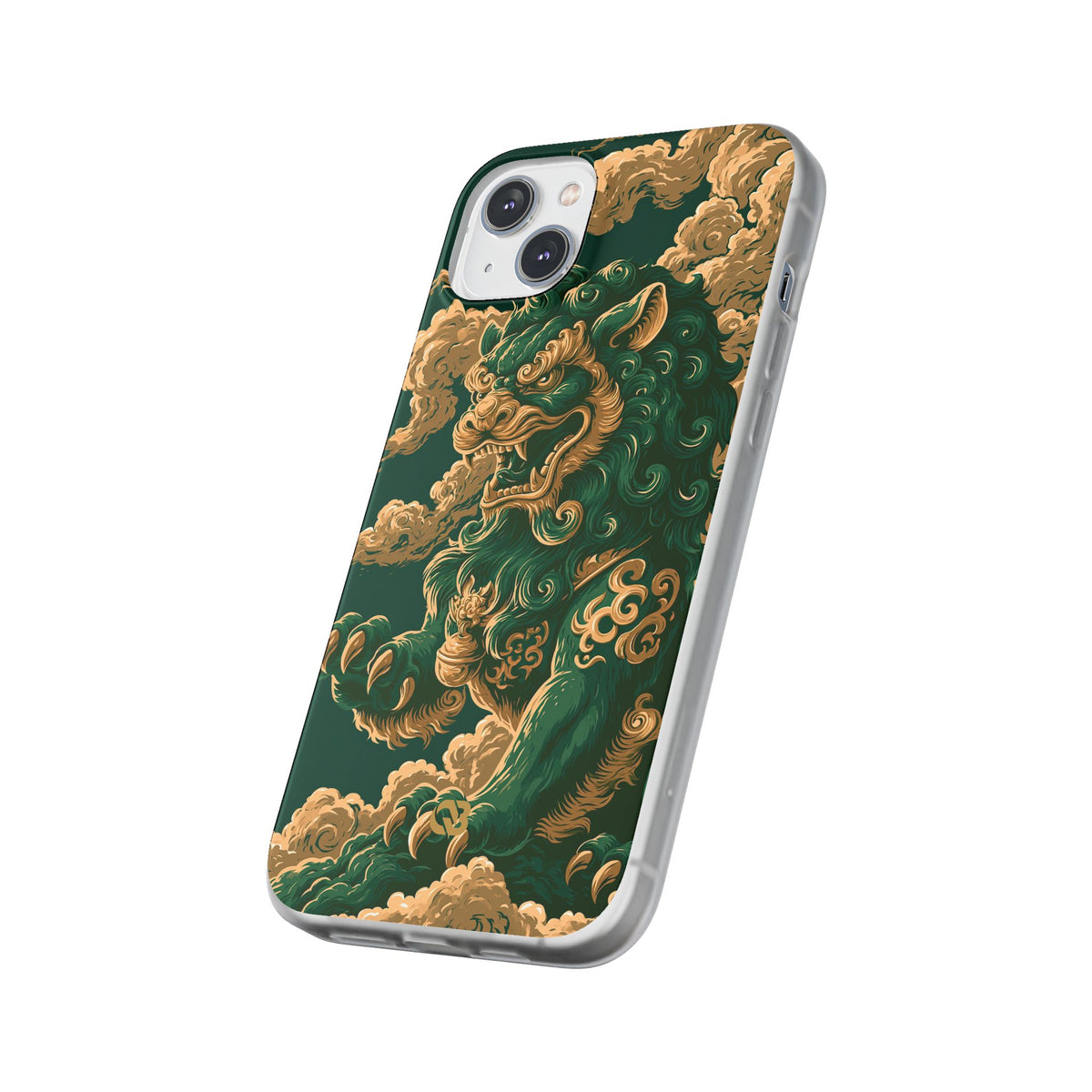 Imperial Guardian Lion · Lite Phone Case for iPhone ·  Green