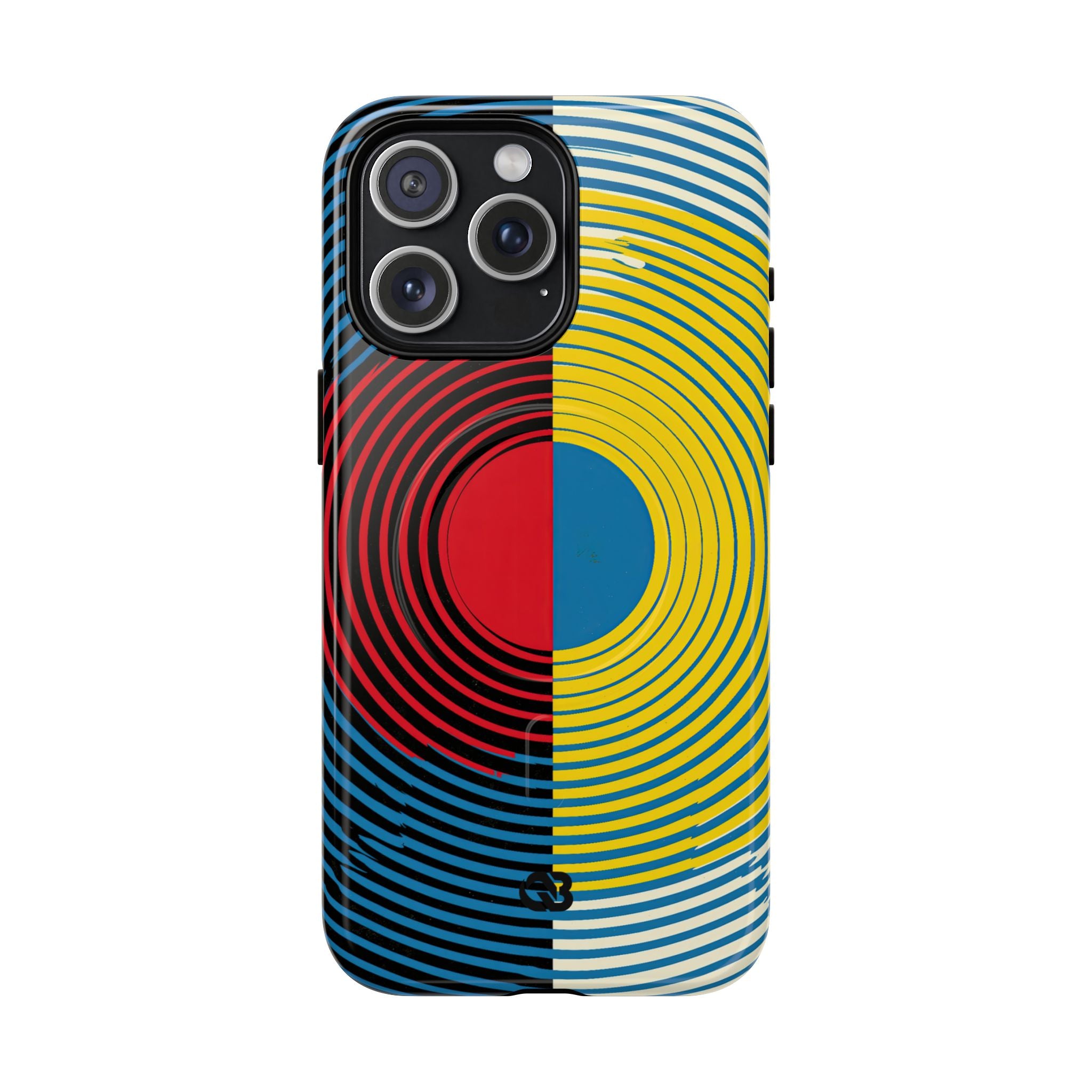 Blue Tough 2.0 Magsafe Phone Case for iPhone - Primary Circuit Orbit