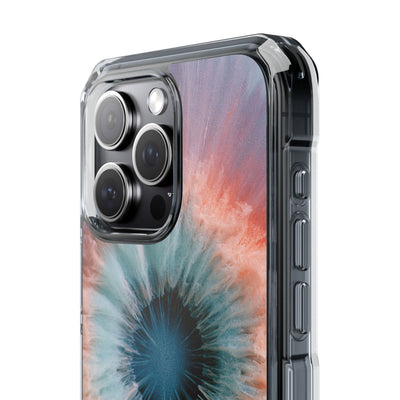 Radiant Aura Core · Clear Impact Magnetic Phone Case for iPhone · Orange