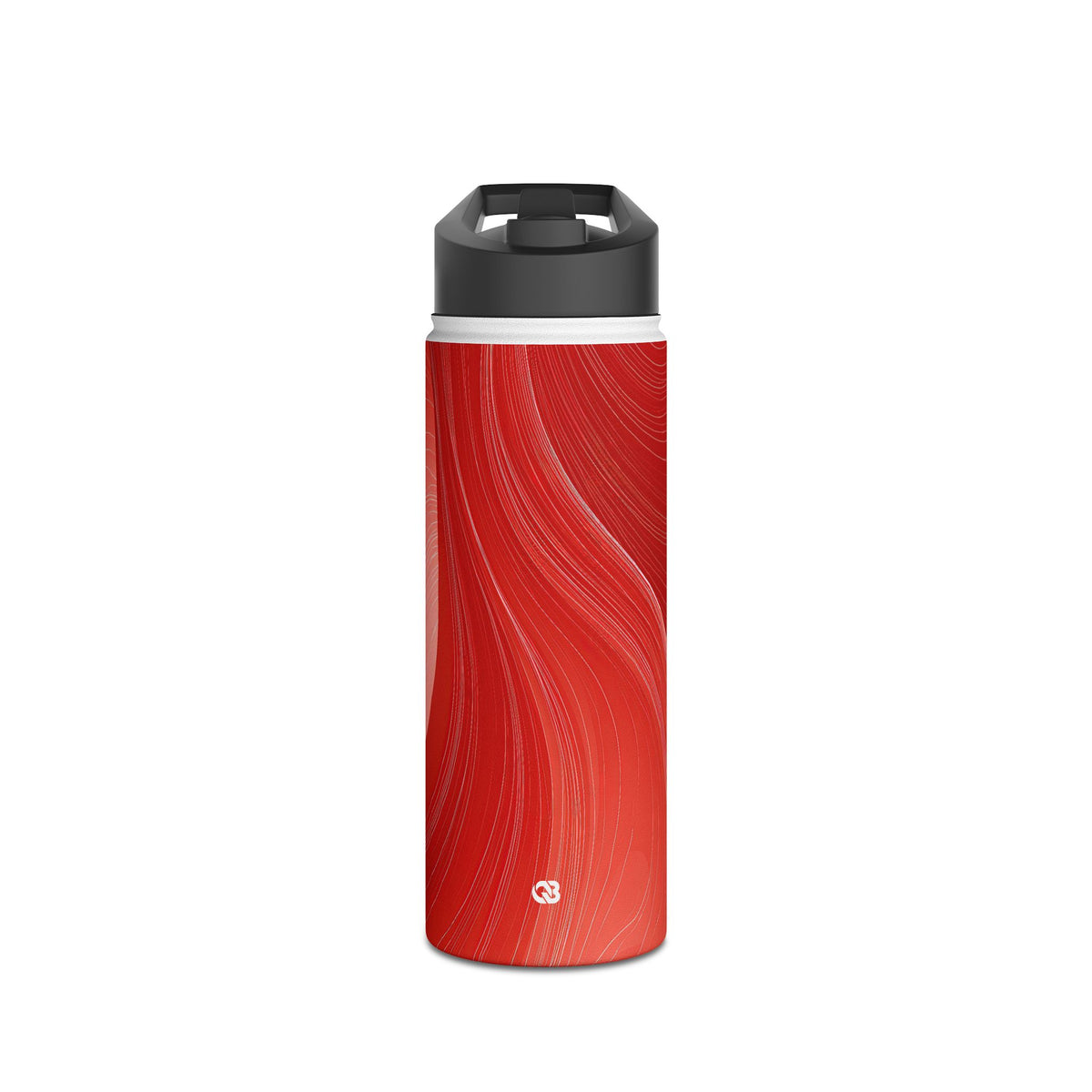 Crimson Dunes · Insulated Water Bottle · Red