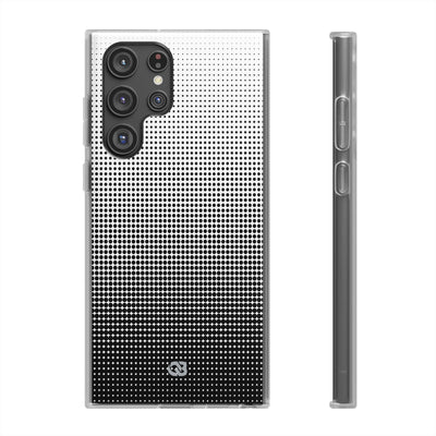 Black Lite Phone Case for Samsung - Obsidian Halftone Flux