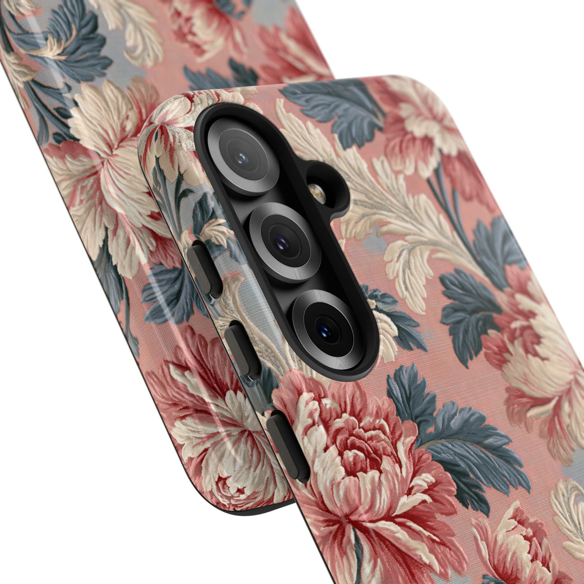 Blush Peony Jacquard · Tough Phone Case for Samsung · Pink