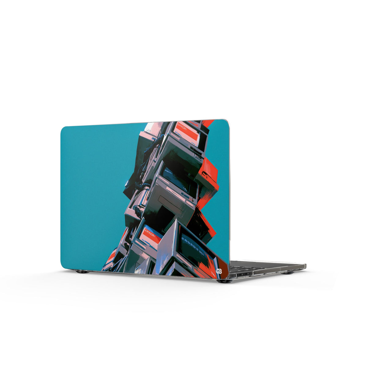 System Error Spire · Clear Hard Case for MacBook · Teal
