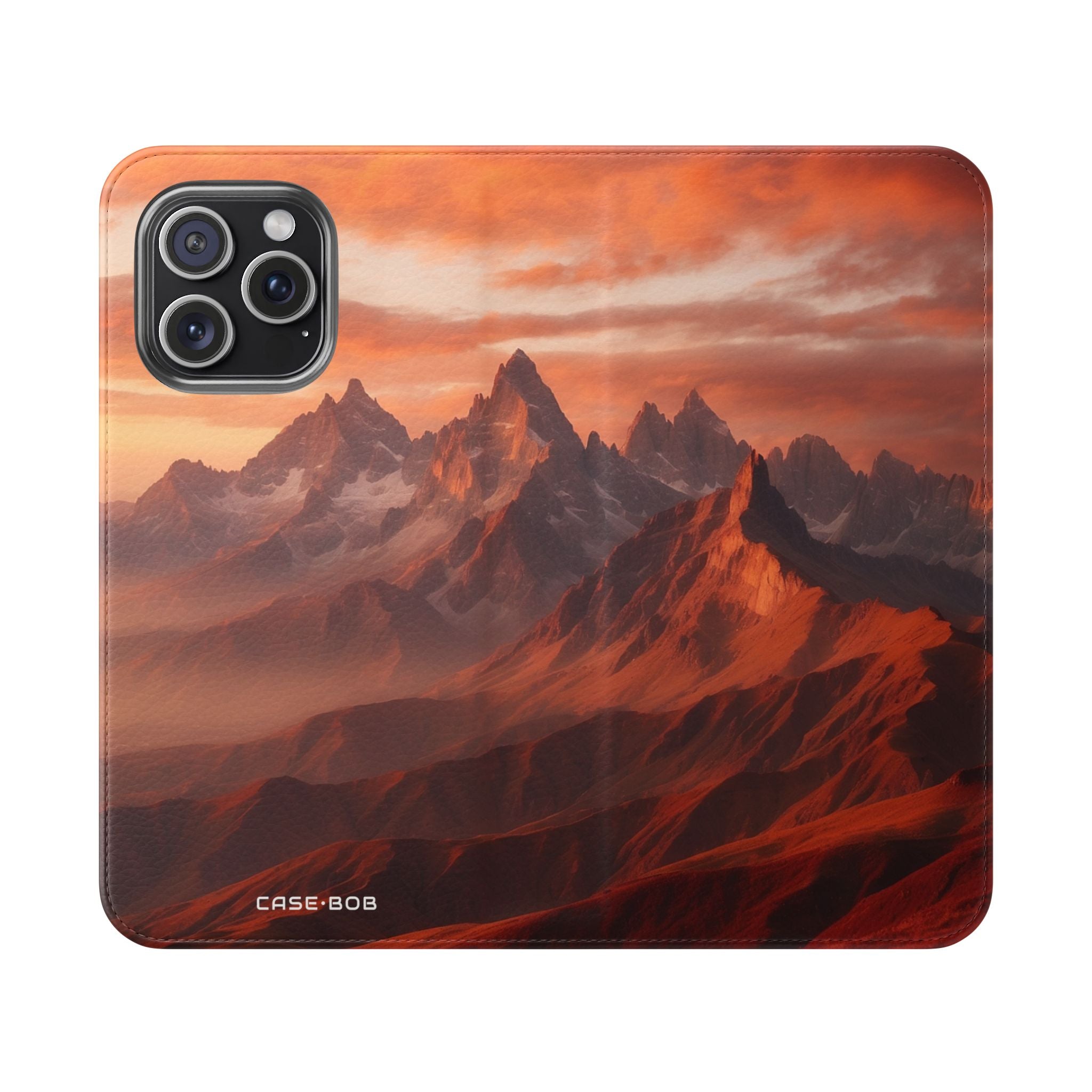 Sunset Peaks - iPhone 15 Pro Max Case - Wallet