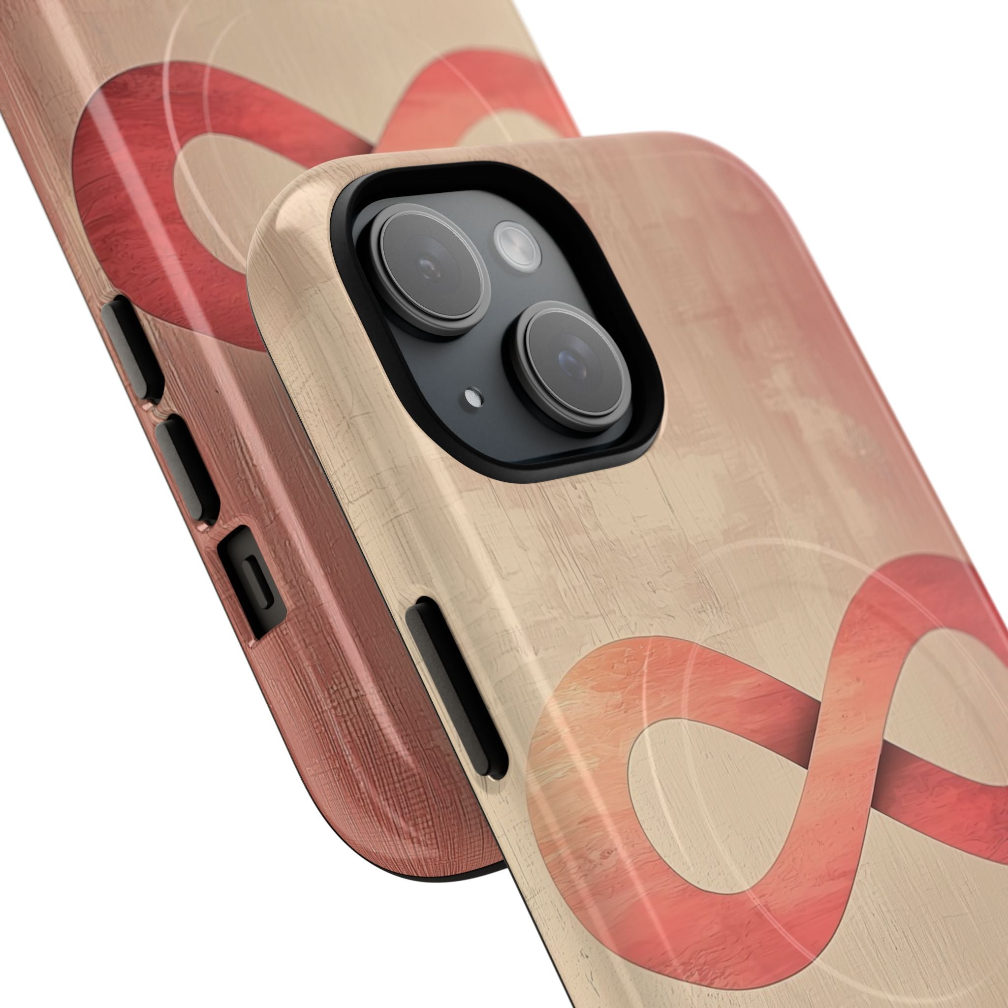 Terracotta Infinity Stroke · Tough+ Phone Case for iPhone · Magsafe