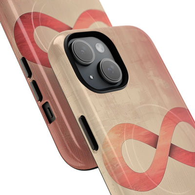 Terracotta Infinity Stroke · Tough+ Phone Case for iPhone · Magsafe