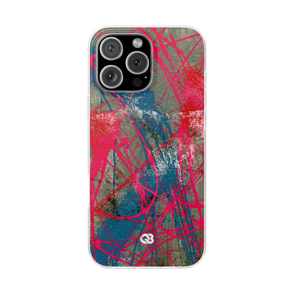 Neon Static Drip · Lite Phone Case for iPhone ·  Pink