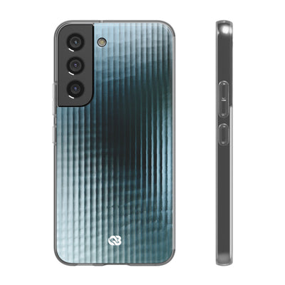 Blue Lite Phone Case for Samsung - Glacial Reeded Glass