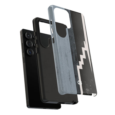 Grey Tough Phone Case for Samsung - Industrial Concrete Void