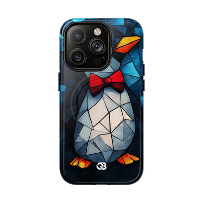 Mosaic Bowtie Penguin · Tough+ Phone Case for iPhone · Magsafe