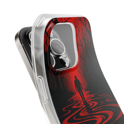 Crimson Shadow Path · Soft Phone Case for iPhone
