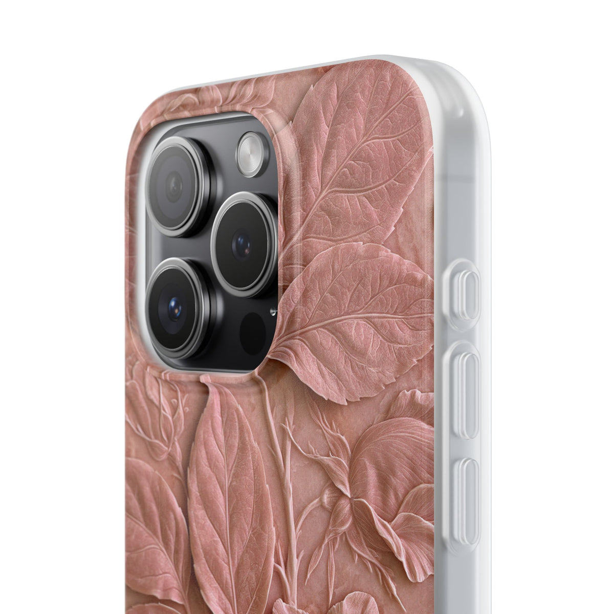 Blush Rose Relief · Lite Phone Case for iPhone ·  Pink