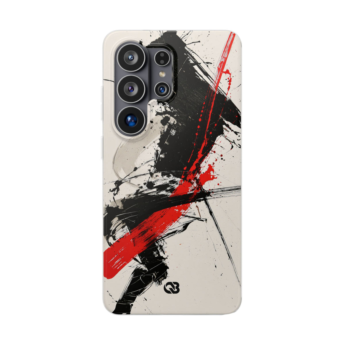 Crimson Sumi Slash · Lite Phone Case for Samsung · White