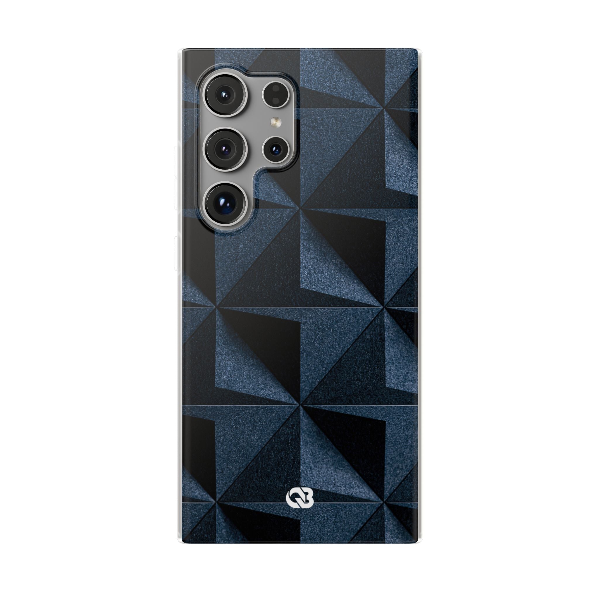 Blue Lite Phone Case for Samsung - Indigo Basalt Facets
