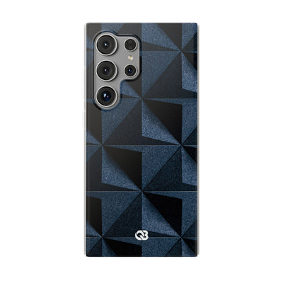 Blue Lite Phone Case for Samsung - Indigo Basalt Facets
