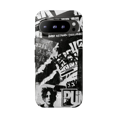Underground Punk Collage · Tough Phone Case for Pixel ·  Black