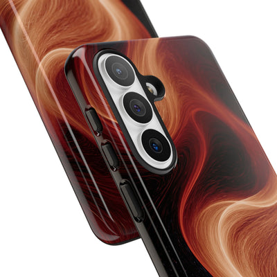 Solar Ember Flow · Tough Phone Case for Samsung · Orange