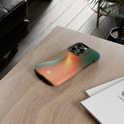 Radiant Contour · Tough Phone Case for iPhone · Orange