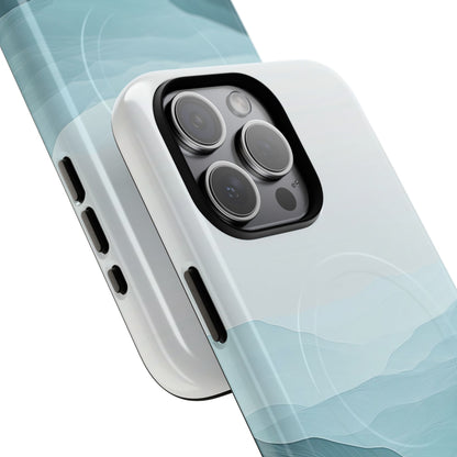 Teal Mist Mountains iPhone 15 Pro Max Cover - Tough+