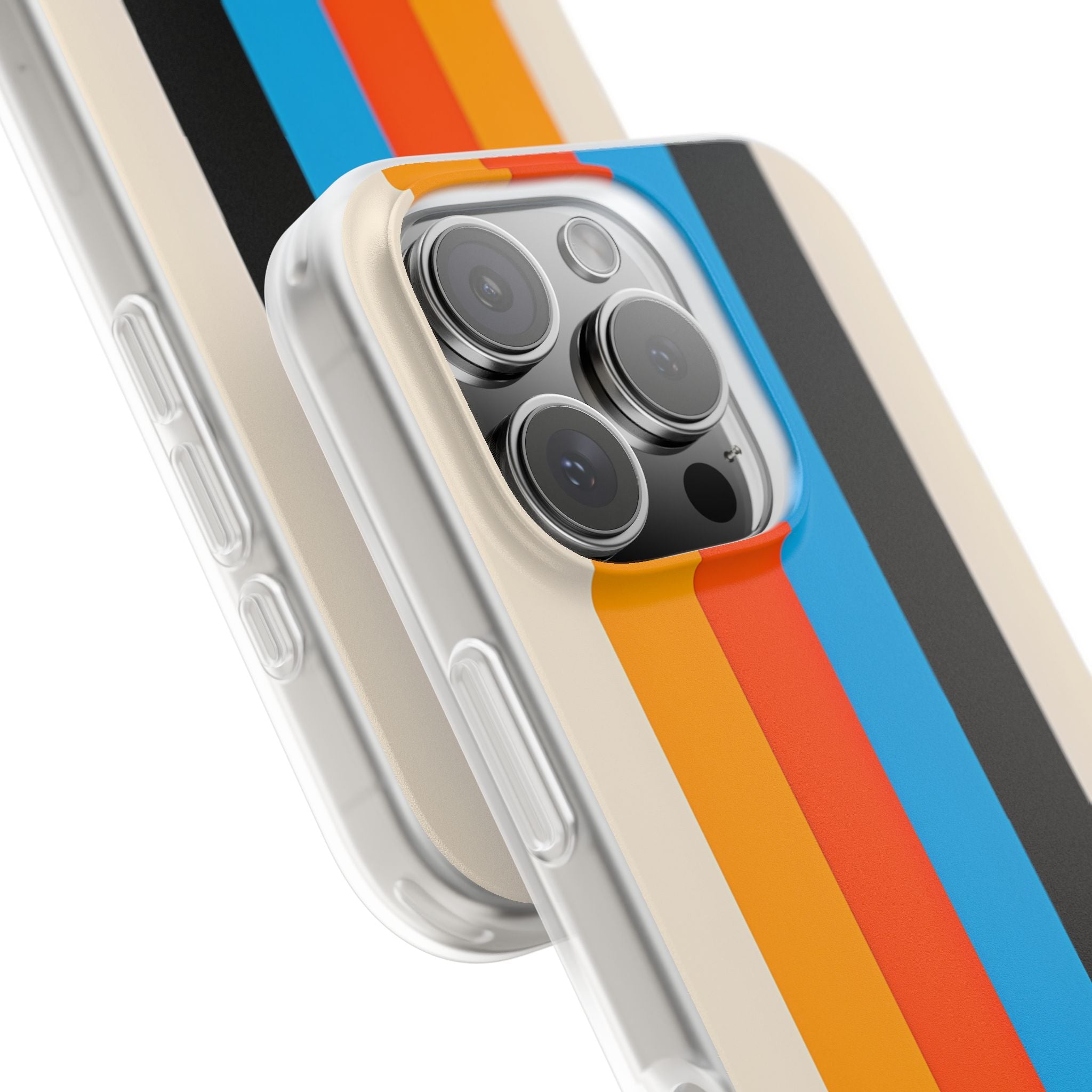 Lebendige Streifen Harmonie iPhone 16 Pro Case - Soft