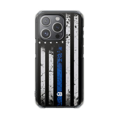 Gritty Cobalt Flag · Impact Phone Case for iPhone · Magsafe