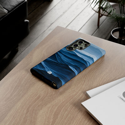Blue Tough Phone Case for Samsung - Cobalt Ridge Tides