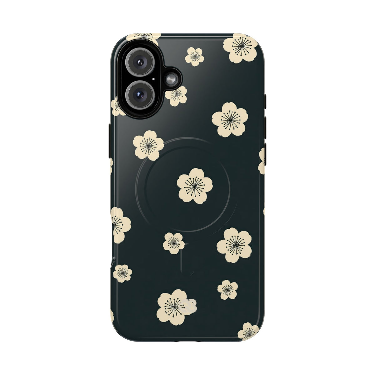 Midnight Sakura Bloom · Tough 2.0 Magnetic Phone Case for iPhone · Black
