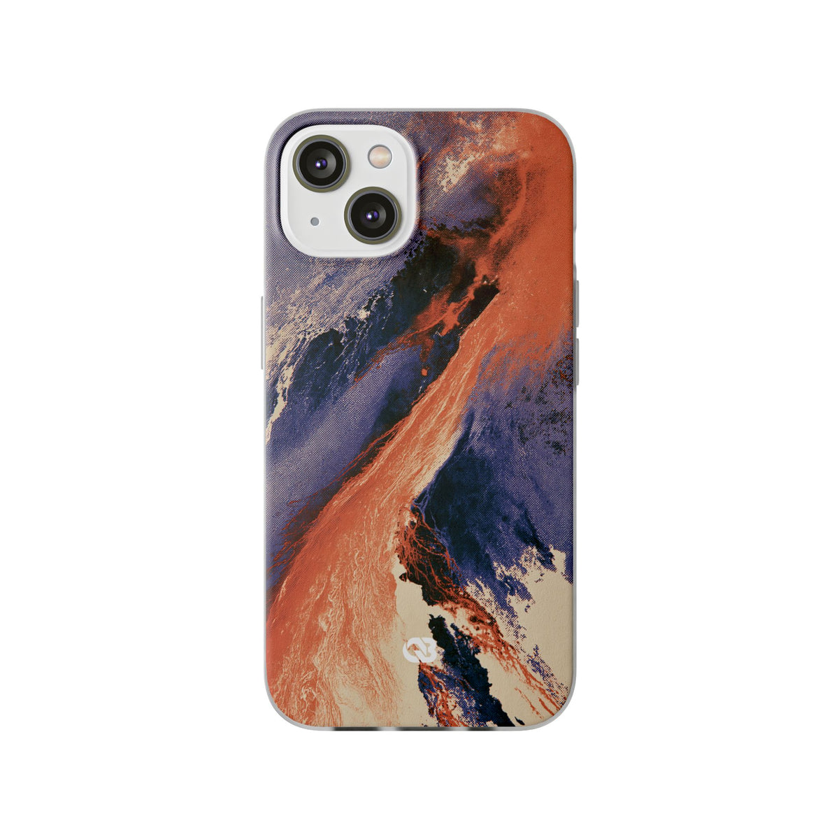 Solar Aura Drift · Lite Phone Case for iPhone ·  Orange