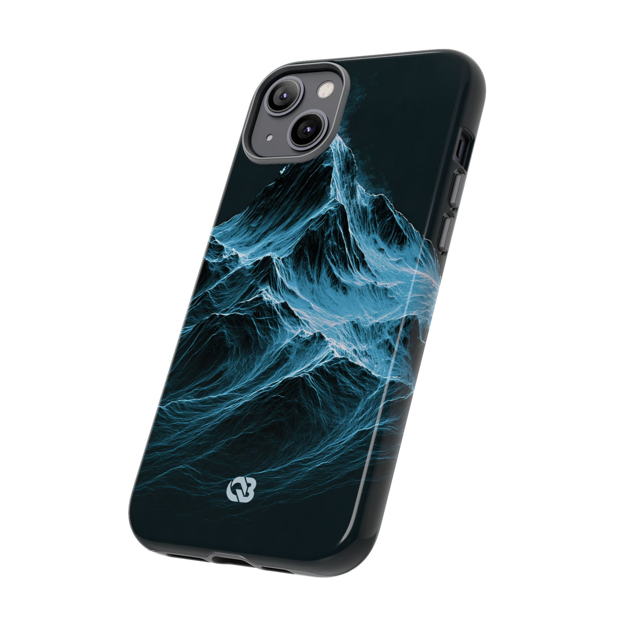 Nordic Frost Peak · Tough Phone Case for iPhone · Blue