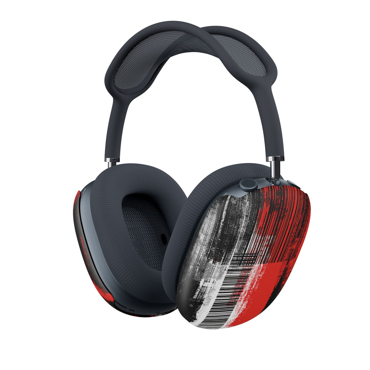 Distorted Barcode · Hard Case for AirPods Max · Black