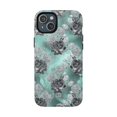 Frost Mint Floral · Tough+ Custodia per iPhone · Magsafe