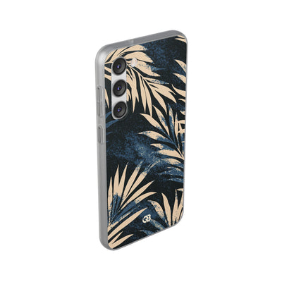 Blue Lite Phone Case for Samsung - Midnight Indigo Palm