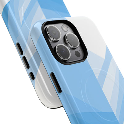 Blue Tough 2.0 Magsafe Phone Case for iPhone - Arctic Glacial Ridge