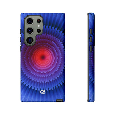 Radial Spectrum Bloom · Tough Phone Case for Samsung · Blue