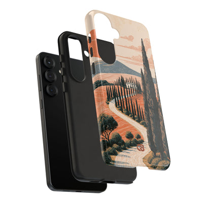 Orange Tough Phone Case for Samsung - Terracotta Ridge Trail