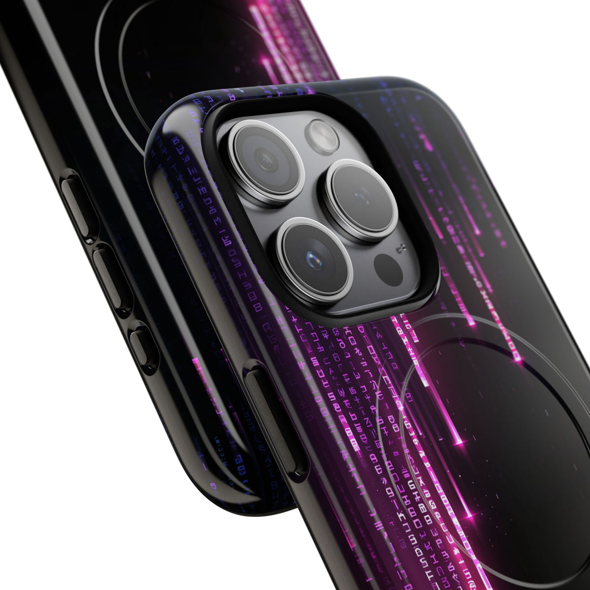 Binary Cascade · Tough 2.0 Magnetic Phone Case for iPhone · Black
