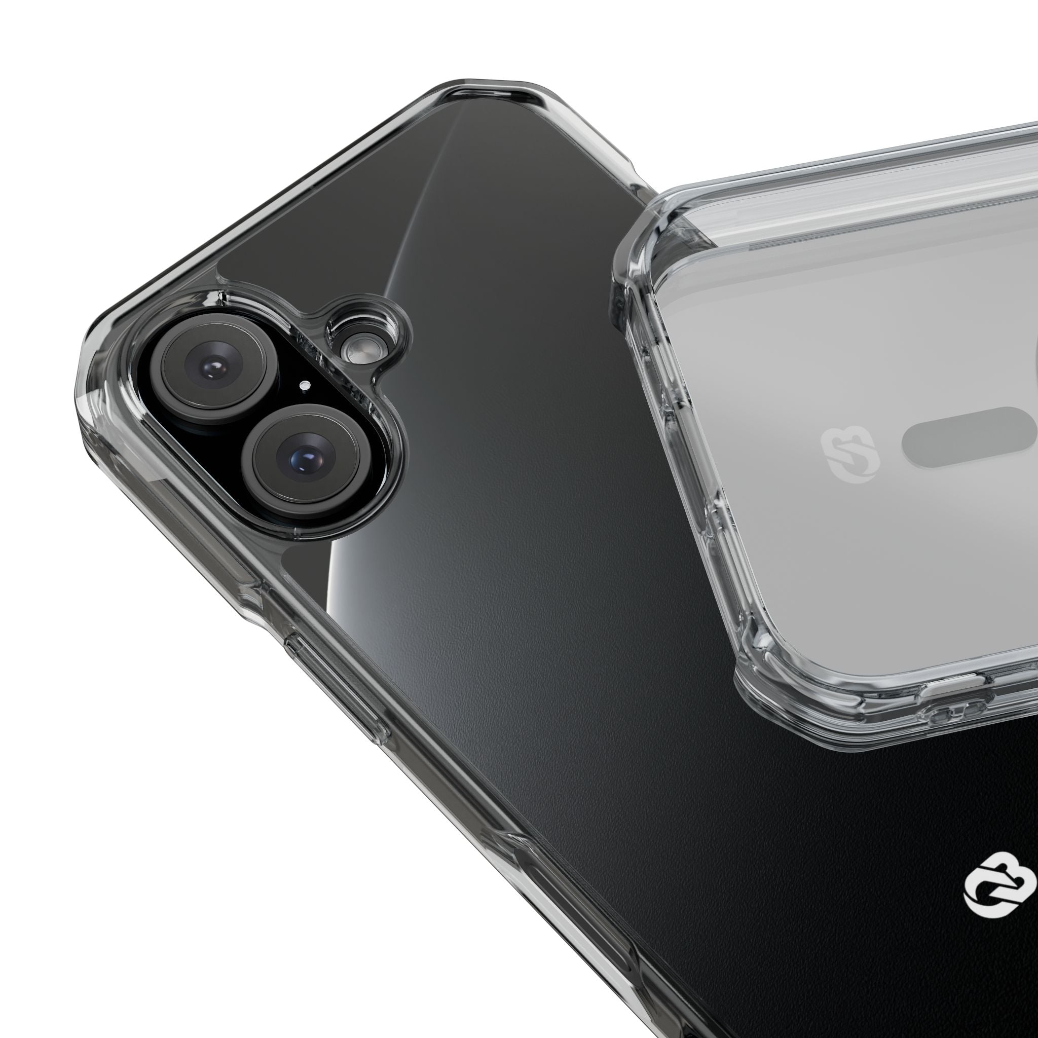 Black Impact MagSafe Phone Case for iPhone - Obsidian Lunar Arch
