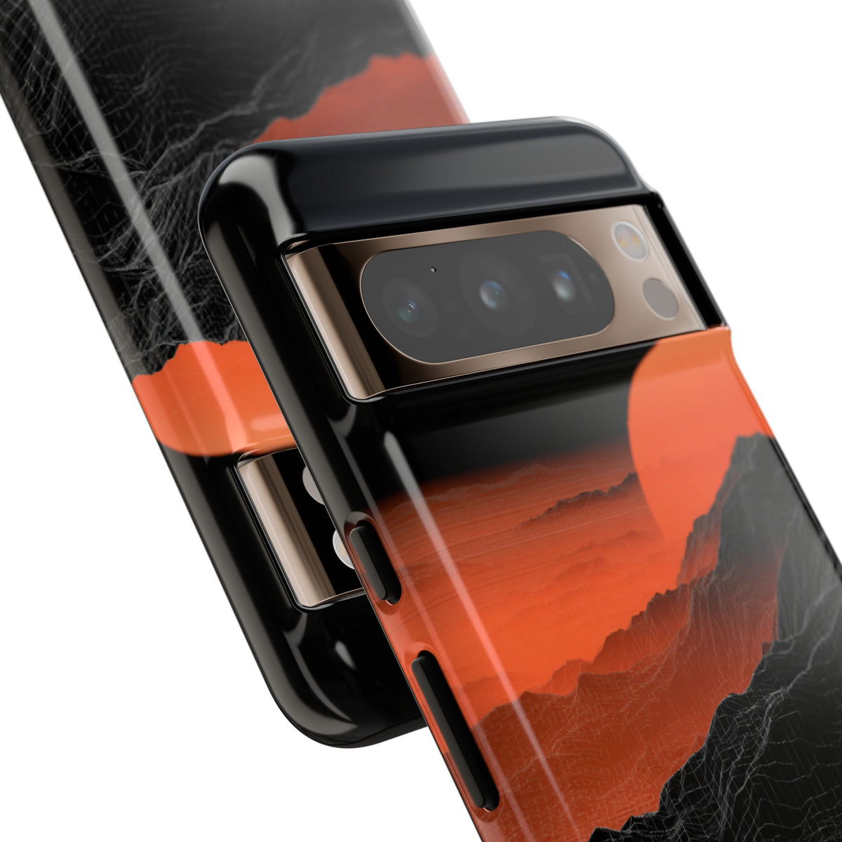 Solar Ridge Mesh · Tough Phone Case for Pixel ·  Black