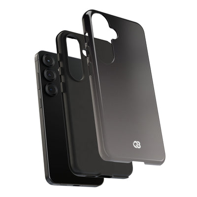 Grey Tough Phone Case for Samsung - Obsidian Ash Fade
