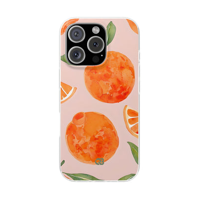 Sunkissed Orange Harvest · Soft Case na telefon dla iPhone