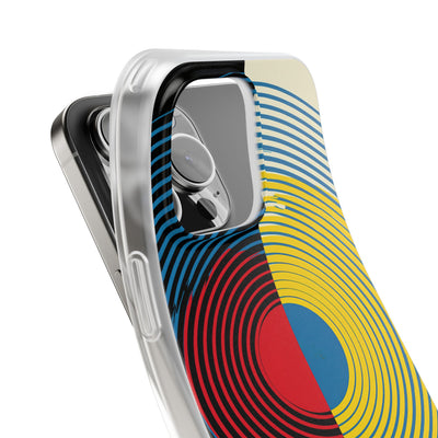 Blue Lite Phone Case for iPhone - Primary Circuit Orbit