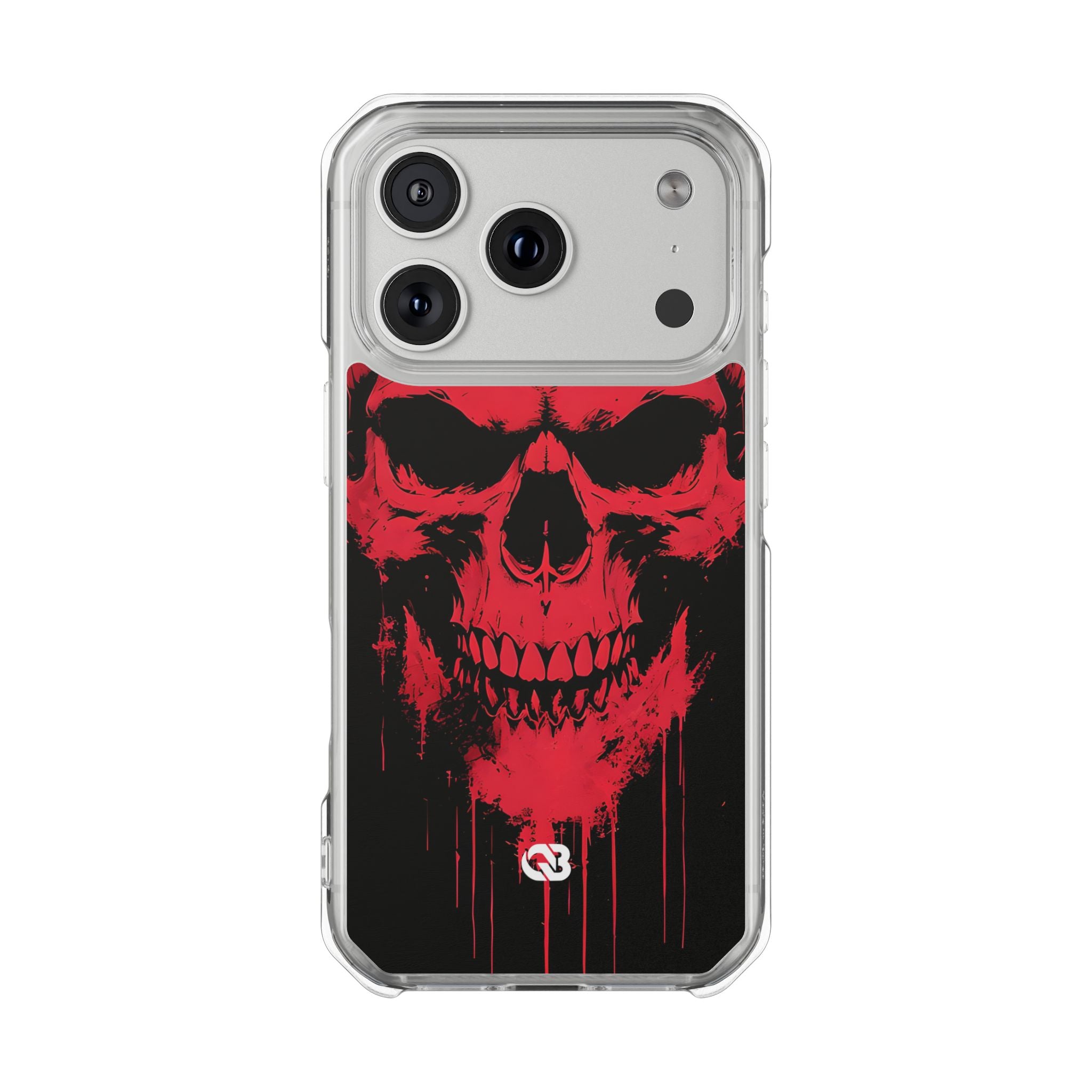 Crimson Street Skull · Impact Phone Case for iPhone · Magsafe