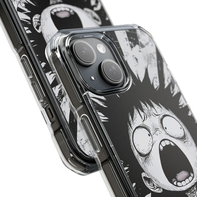 Chaotic Monochrome Scream · Impact etui na iPhone · Magsafe