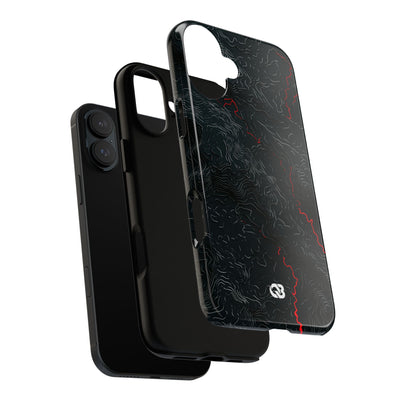 Crimson Rift · Tough Phone Case for iPhone · Black