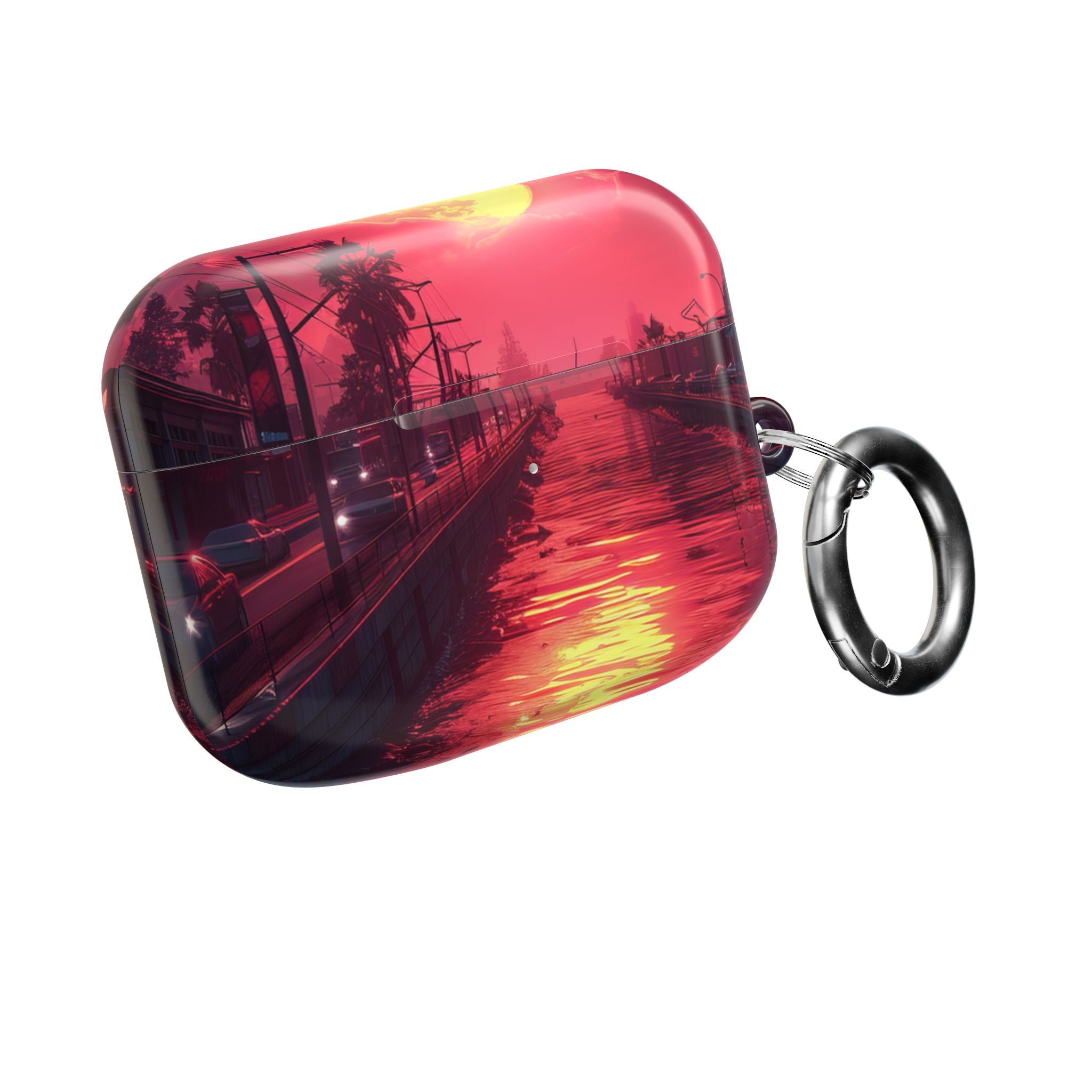 Yellow Moon Reflection - AirPods Case